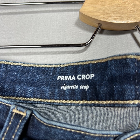 AG Adriano Goldschmied Prima Cigarette Crop Jeans Women’s 31 Blue Mid Rise Denim - Picture 4 of 14